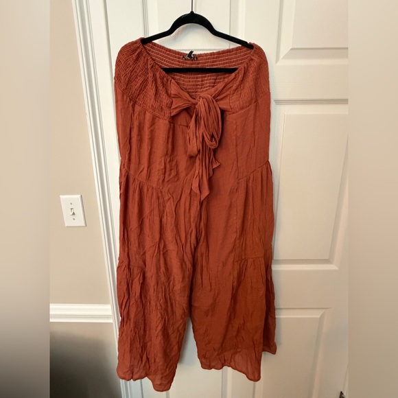 Fashion Nova Rust Pantsuit - Picture 2 of 3